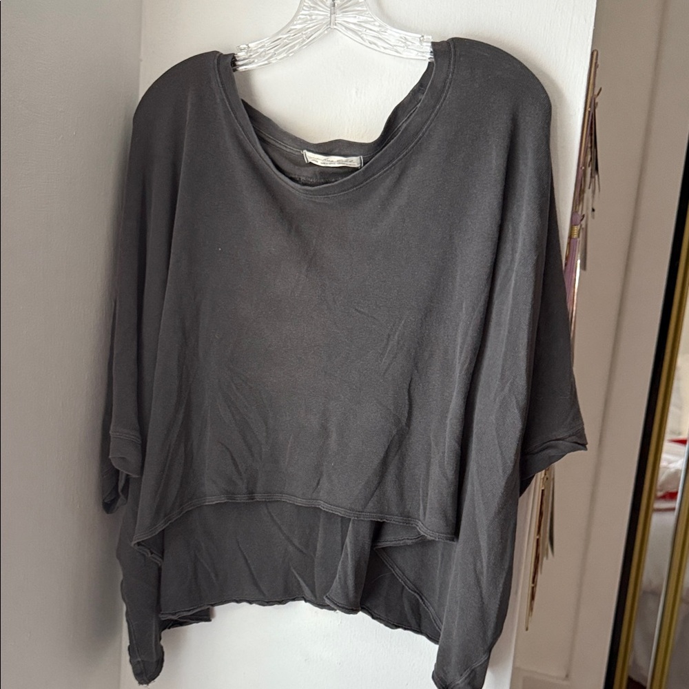 We the Free CC Charcoal Gray Top